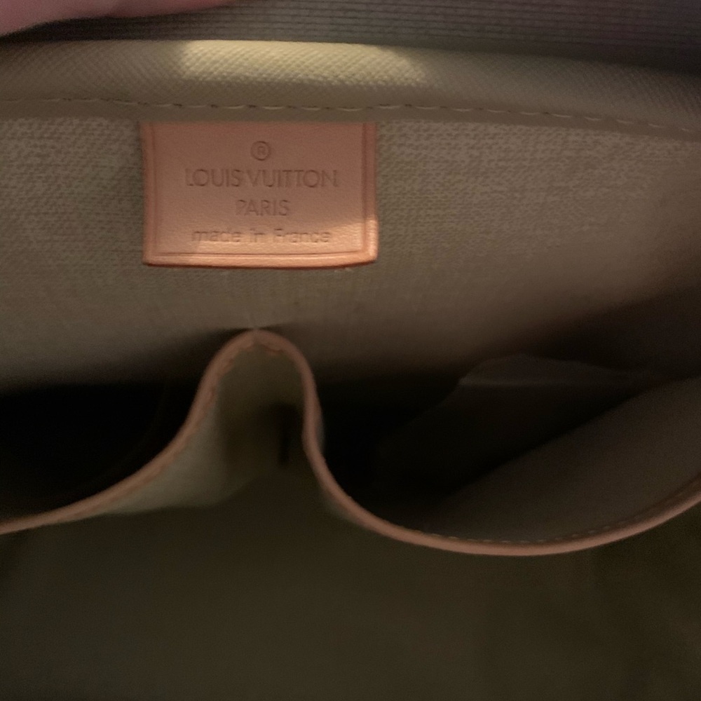 Louis Vuitton Brown Deauville Satchel Bag with Monogram Design authentic - Picture 3 of 14